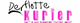 Logo mit Schriftzug "Der flotte Kurier" in Schwarz und Pink, mit einem Stern über dem "i".