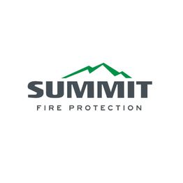Logo of Summit Fire Protection with a green mountain design above the text.