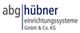 Logo mit Text: "abg hübner einrichtungssysteme GmbH & Co. KG".