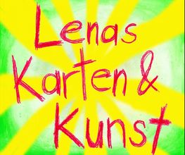 Lenas Karten und Kunst Logo