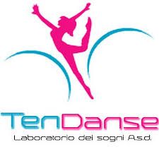 Logo di TenDanse con silhouette ballerina e testo: "Laboratorio dei sogni A.S.D.".