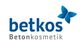 Logo von Betkos Betonkosmetik mit blauem Schmetterling.