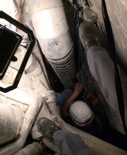 Arbeiten an exponierten Stellen