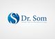 Dr. Som logo for aesthetic, plastic, and reconstructive surgery with a stylized "S" in blue.