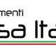 Logo con testo "Arredamenti Casa Italia" e riga tricolore verde, bianca e rossa.