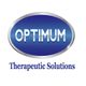 Optimum logo with a blue oval and "Therapeutic Solutions" text below.