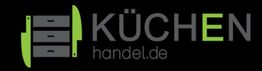 Logo von küchenhandel.de mit grünen und grauen Elementen auf schwarzem Hintergrund.