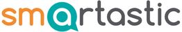 Logo mit dem Text "smartastic", wobei das "a" in einer Sprechblase hervorgehoben ist.