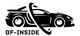 Logo eines Sportwagens mit stilisiertem Kreissymbol und Schriftzug "BF-INSIDE" darunter.