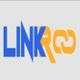 Text logo: “LINK” in blue and “RED” in orange with chain link design.