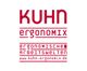 KUHN ergonomix Logo und Website: ergonomische Arbeitswelten, www.kuhn-ergonomix.de.