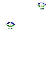 Zweimal identisches BEM-Logo mit grünen, blauen und weißen Elementen auf weißem Hintergrund.