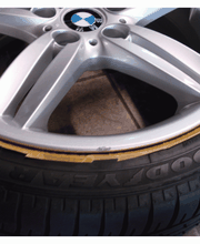 Felgenreparatur vorher