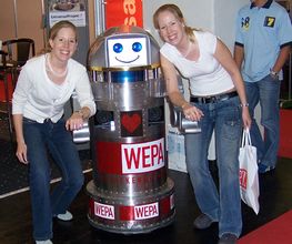 unsere Publikumsmagneten: Promotionroboter