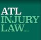 "Green background with white and light green text: 'ATL INJURY LAW - GORE LLC'."