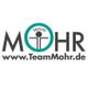 Logo von Team Mohr mit Website-Link www.TeamMohr.de. Enthält stilisierte Figur im Buchstaben O.