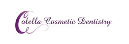 Logo of Colella Cosmetic Dentistry in elegant purple script.
