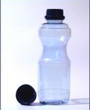 Trinkflasche 1 Liter rund mit Standarddeckel