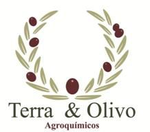 Logo de Terra & Olivo Agroquímicos, con ramas de olivo y aceitunas alrededor del nombre.
