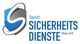 Logo von Specht Sicherheitsdienste Rhein-Erft mit einem blauen und grauen Schildsymbol.