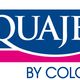 Logo "Aquajet by Colortap" su sfondo blu e rosa.