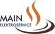 Logo von Main Elektroservice mit stilisiertem Rauch in Braun- und Orangetönen.