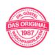 Stempel mit der Aufschrift: "Dr. Güstel, Das Original, 1987, Waschfaserlaken".