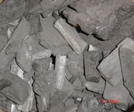 Holzgrillkohle