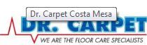Logo for Dr. Carpet Costa Mesa with text "We are the floor care specialists".