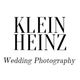 Schwarz-weißer Schriftzug: "Klein Heinz Wedding Photography" auf weißem Hintergrund.