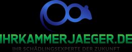 Logo von ihrkammerjaeger.de mit Text: "Ihr Schädlingsexperte der Zukunft."