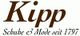 Logo von Kipp: "Schuhe & Mode seit 1797" in brauner Schrift auf weißem Hintergrund.
