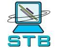 Ein blaues Computergrafik-Symbol mit den Buchstaben "STB" darunter.