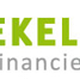 Logo van Ekelmans Financieel Advies met groene bladeren en tekst in groen en grijs.