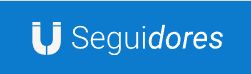 Logo con un imán en forma de "U" y la palabra "Seguidores" sobre fondo azul.