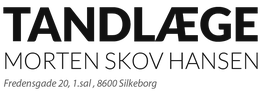Tandlægenavn "Morten Skov Hansen" og adresse: Frederiksgade 29, 1. sal, 8900 Randers.