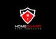 Red shield with house icon and "HomeGuard Home Inspection" text on a black background.