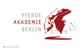 Logo der Pferdeakademie Berlin mit stilisiertem Pferdekopf in Rot.