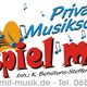 Privat-Musikschule Spiel Mit Logo mit Notensymbolen und Kontaktinformationen.