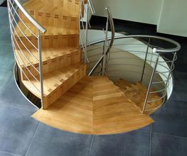 Faltwerktreppe Austrittspodest Detail