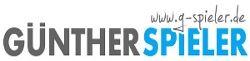 Textlogo: "Günther Spieler" mit URL "www.g-spieler.de" rechts oben, teils in Blau.
