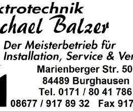 Elektrotechnik Michael Balzer Logo