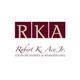 Logo with "RKA" initials and "Robert K. Ace Jr. Custom Homes & Remodeling" text below.