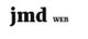 Logo met de letters "jmd" groot en "WEB" klein ernaast.