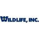 Logo saying "Wildlife, Inc." with an eye in the "W".