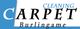 "Logo with text: Carpet Cleaning Burlingame, featuring blue and black lettering."