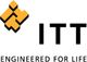 Logo von ITT mit gelbem Symbol und dem Text "ENGINEERED FOR LIFE".