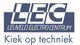 Logo van LEC Leunveld Electro Centrum met de tekst "Kiek op techniek".