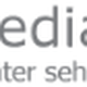 Logo von Mediahof mit Slogan "nordlichter sehen meer!" und buntem Quadrat-Design.
