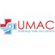 UMAC Radiology Sales and Service logo with imaging equipment.